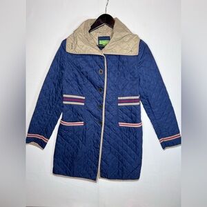 Riverside VTG women’s quilted jacket size 42 (measures Med) preppy secretary